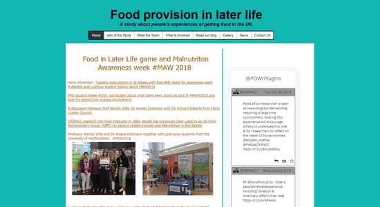 Food Provision in Later Life